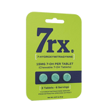 7RX Chewable 7-Hydroxymitragynine Tablets 15mg per tablet, 3 count pack