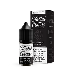 Coastal Clouds Salt - Blueberry Limeade 30mL bottle