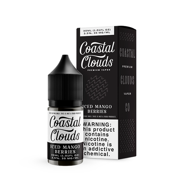 Coastal Clouds Salt - Iced Mango Berries 30mL bottle