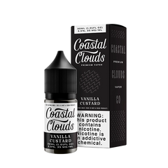 Coastal Clouds Salt - Vanilla Custard 30mL bottle