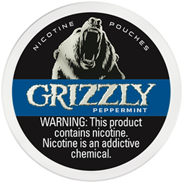 Grizzly Nicotine Pouches - Peppermint