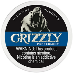 Grizzly Nicotine Pouches - Peppermint