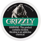 Grizzly Spearmint Nicotine Pouches - Refreshing and Smooth Flavor