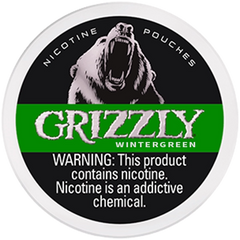 Grizzly Wintergreen Nicotine Pouches - Bold and Refreshing Flavor