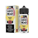 Juice Head Freeze Pineapple Guava e-liquid, a cool tropical blend in a 100mL bottle.