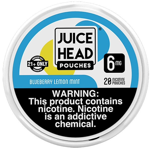 Juice Head Nicotine Pouches - Blueberry Lemon Mint packaging