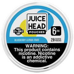 Juice Head Nicotine Pouches - Blueberry Lemon Mint packaging