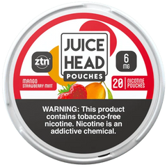 Juice Head Nicotine Pouches - Mango Strawberry Mint packaging