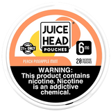 Juice Head Nicotine Pouches - Peach Pineapple Mint packaging