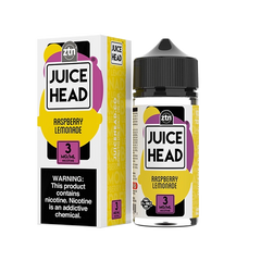 Juice Head Raspberry Lemonade e-liquid, a perfect mix of sweet and tart in a 100ml bottle.