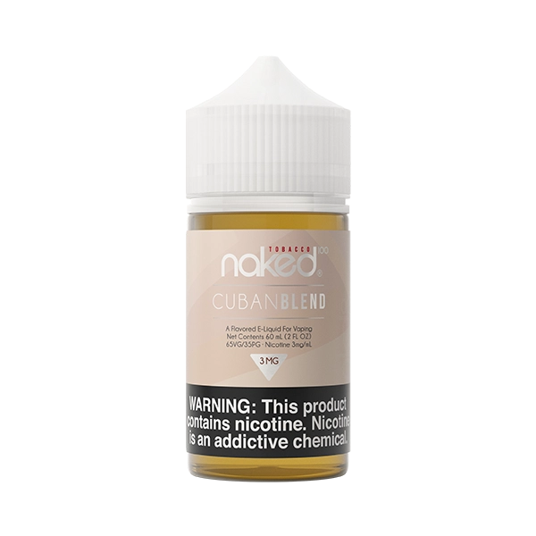 Naked 100 Tobacco - Cuban Blend 0mg, 3mg, 6mg, 12mg E-Liquid