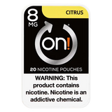 ON! Nicotine Pouches - Citrus product image