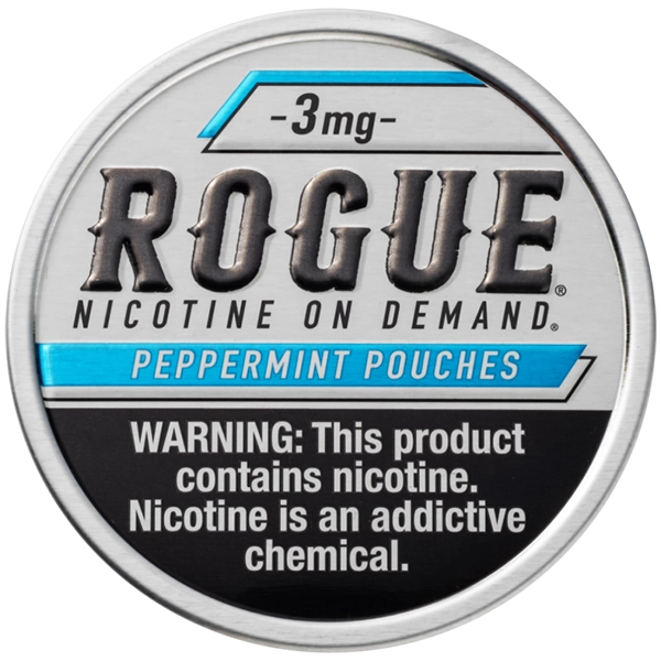 Rogue Peppermint Pouches - Non-Tobacco Nicotine Pouches.