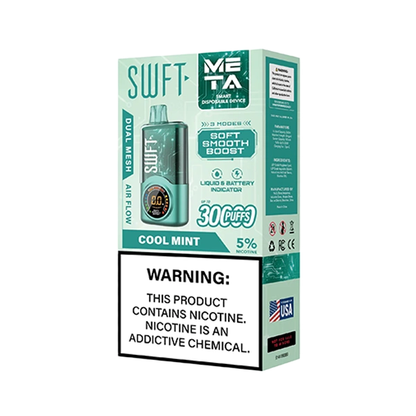 SWFT META 30K Puffs - Cool Mint Flavor