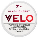 Velo Nicotine Pouches - Black Cherry, 4mg and 7mg, 20 pouches per can