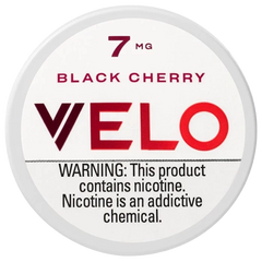 Velo Nicotine Pouches - Black Cherry, 4mg and 7mg, 20 pouches per can