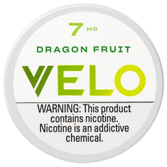 Velo Nicotine Pouches - Dragon Fruit, 4mg and 7mg, 20 pouches per can