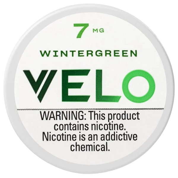 Velo Nicotine Pouches  Wintergreen 4mg, 7mg Pouch