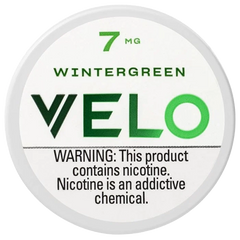 Velo Nicotine Pouches  Wintergreen 4mg, 7mg Pouch