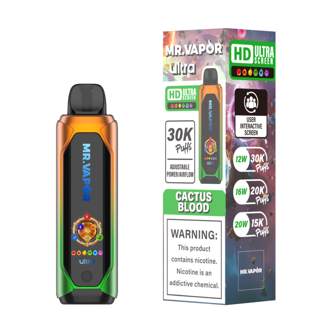 Buy Mr. Vapor Ultra 30k Puffs - Disposable Vape Cactus Blood