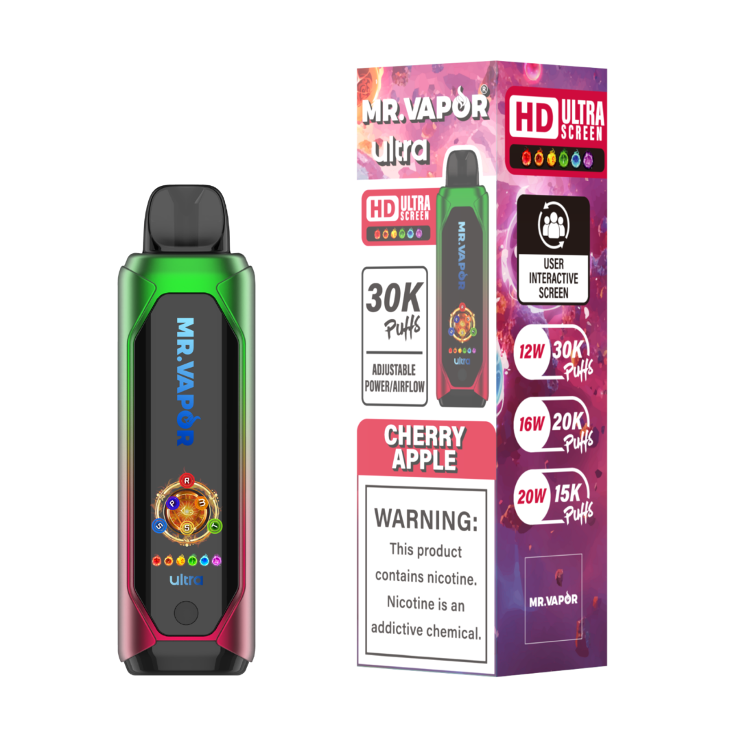 Buy Mr. Vapor Ultra 30k Puffs - Disposable Vape Cherry Apple