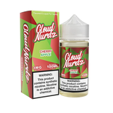 Bottle of Cloud Nurdz - Cherry Apple 100mL E-Liquid with cherries and apples