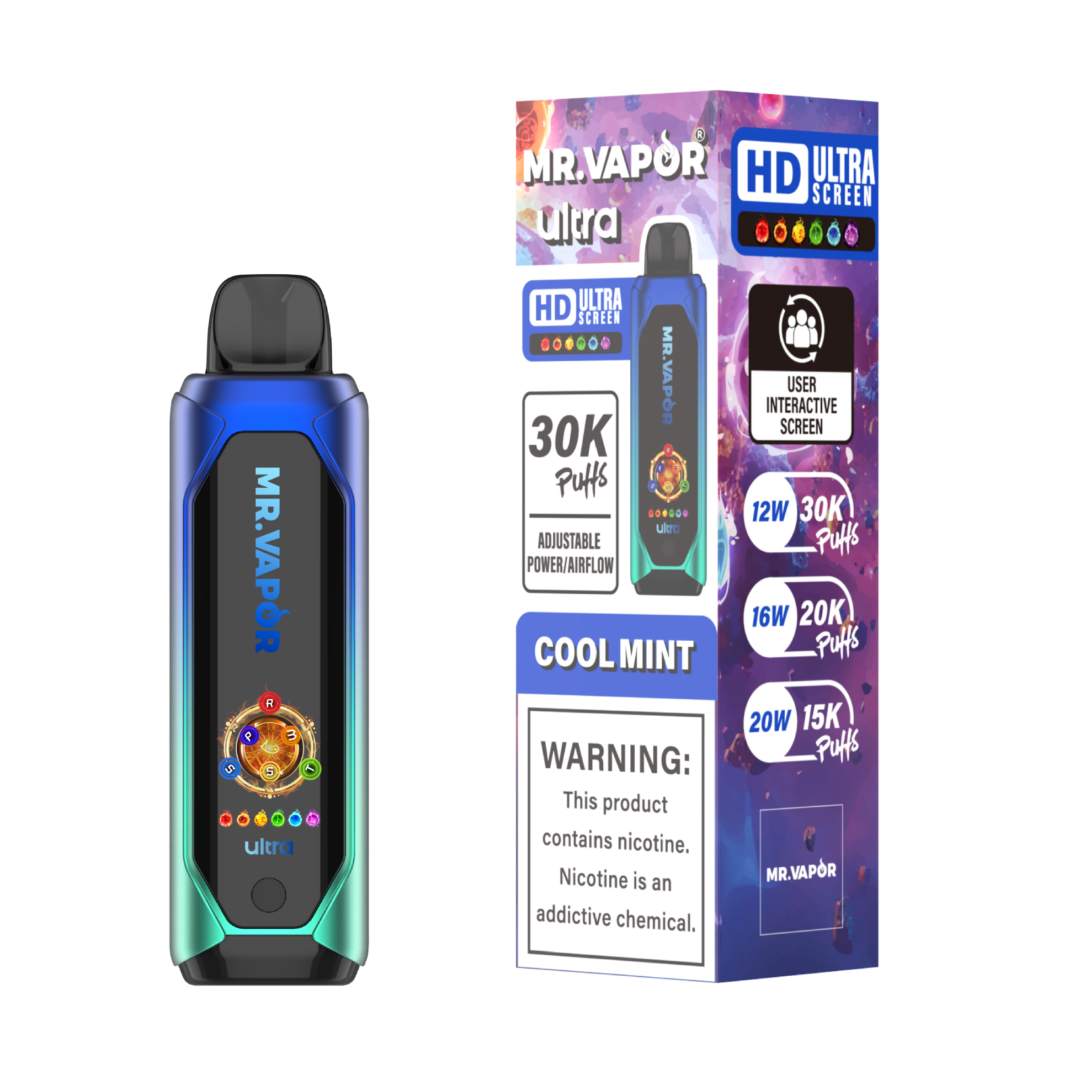 Buy Mr. Vapor Ultra 30k Puffs - Disposable Vape Cool Mint