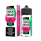 Juice Head Apple Watermelon e-liquid, a refreshing mix of apple and watermelon in a 100ml bottle.