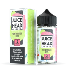 Juice Head Freeze Watermelon Lime e-liquid, a refreshing and cool flavor combination.