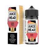 Juice Head Guava Peach e-liquid, a tropical blend of guava and peach in a 100ml bottle.