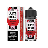 Juice Head Strawberry Cream e-liquid, a decadent blend of strawberry and cream flavors.