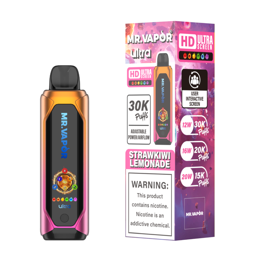 Buy Mr. Vapor Ultra 30k Puffs - Disposable Vape Strawkiwi Lemonade