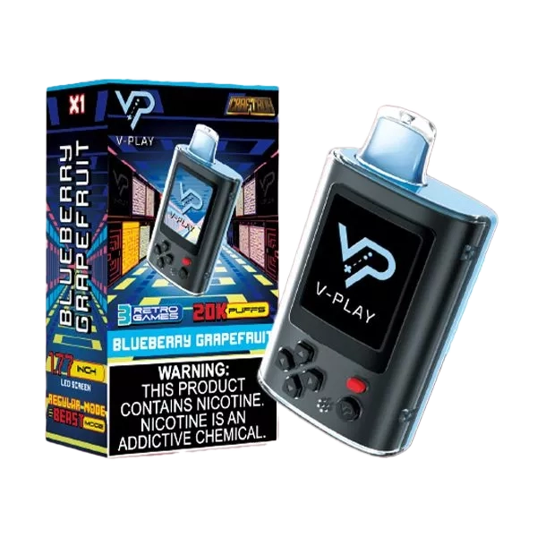 V-Play 20K Disposable Vape blueberry grapefruit