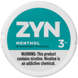 ZYN Menthol Nicotine Pouches - The essence of cool, mentholated nicotine satisfaction in every pouch.