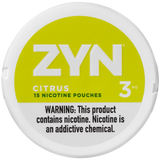 ZYN Citrus Nicotine Pouches - A burst of zesty citrus flavor paired with smooth nicotine in every pouch.